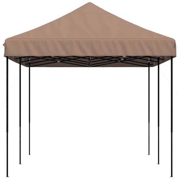 vidaXL Partytent inklapbaar pop-up 580x292x315 cm bruin