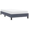 vidaXL Bedframe zonder matras 100x220 cm fluweel donkergrijs