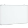vidaXL Whiteboard magnetisch 80x50x1,7 cm aluminium