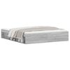 vidaXL Bedframe grijs sonoma eikenkleurig 180x200 cm Super King Size