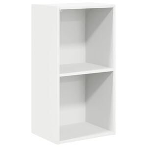 vidaXL Boekenkast 40x30x76,5 cm bewerkt hout wit