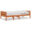 vidaXL Kinderbed zonder matras massief grenenhout wasbruin 90x200 cm