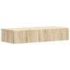 vidaXL Wandmontage Zijtafel Sonoma Eiken 87,5 x 34,5 x 17 cm