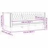 vidaXL Woonkamer Bank 3 pcs Zwart 194 x 74,5 x 70,5 cm Nep Leer
