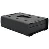 vidaXL Auto Safe met slot Zwart 22 x 16 x 7 cm Staal