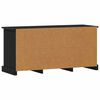 vidaXL TV-kast met lade Zwart Eiken 99,5 x 35,5 x 48 cm Bewerkt hout