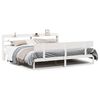 vidaXL Bedframe zonder matras massief grenenhout wit 180x200 cm