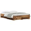 vidaXL Bedframe met lade met opslag Oud Hout 135 x 190 cm Bewerkt hout