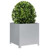vidaXL Plantenbak 50x50x50 cm gegalvaniseerd staal