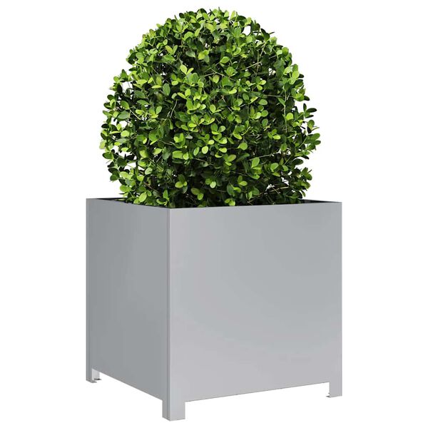 vidaXL Plantenbak 50x50x50 cm gegalvaniseerd staal