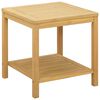 vidaXL Bijzettafel Olie naturel 45 x 45 x 45 cm Massief Acaciahout