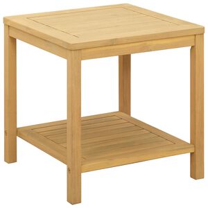 vidaXL Bijzettafel Olie naturel 45 x 45 x 45 cm Massief Acaciahout