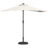 vidaXL Tuinparasol Zand 294 x 150 x 223 cm Polyester en staal