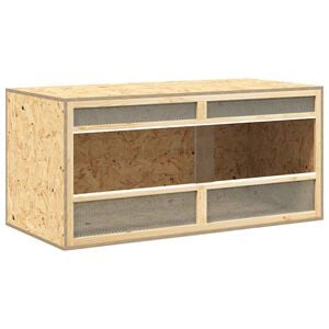vidaXL Terrarium 100x47x47 cm bewerkt hout