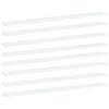 vidaXL Wandschappen 8 st 100x10x1,5 cm spaanplaat wit