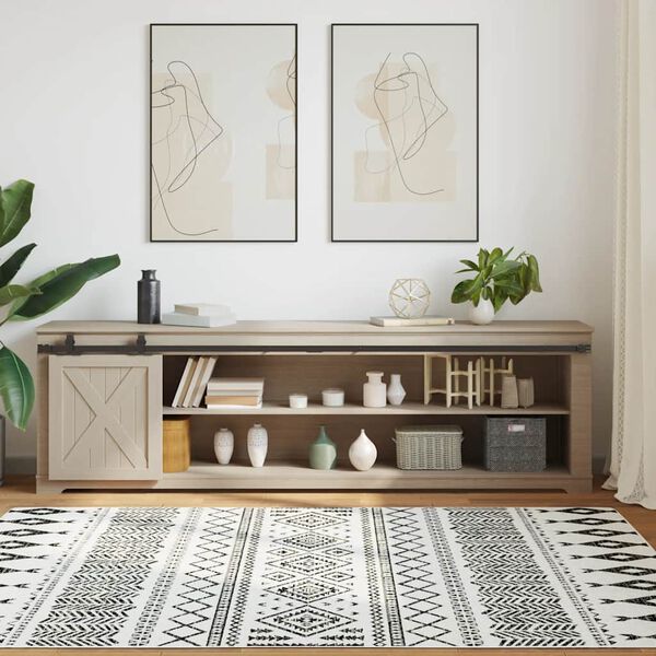 vidaXL Ophangset voor schuifdeur 213 cm koolstofstaal