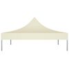 vidaXL Partytentdak 270 g/m² 2x2 m crème