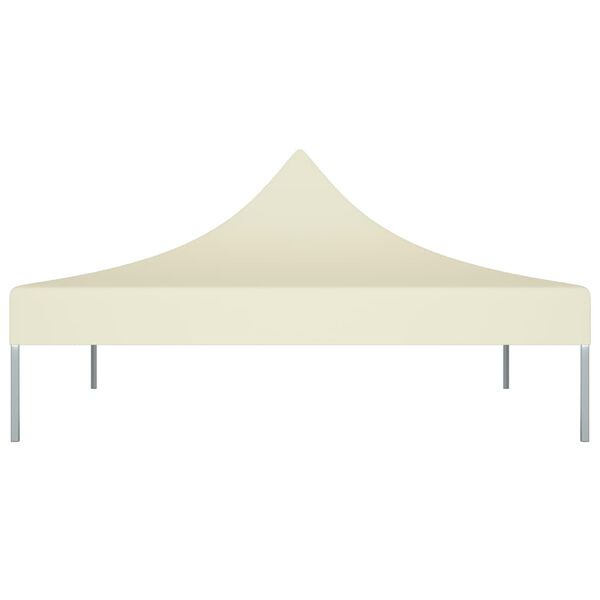 vidaXL Partytentdak 270 g/m² 2x2 m crème