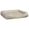 vidaXL Hondenmand 80x68x23 cm kunstleer beige