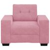 vidaXL Sofastoel Roze 100x78x80 cm Fluweel