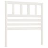 vidaXL Hoofdbord 81x4x100 cm massief grenenhout wit