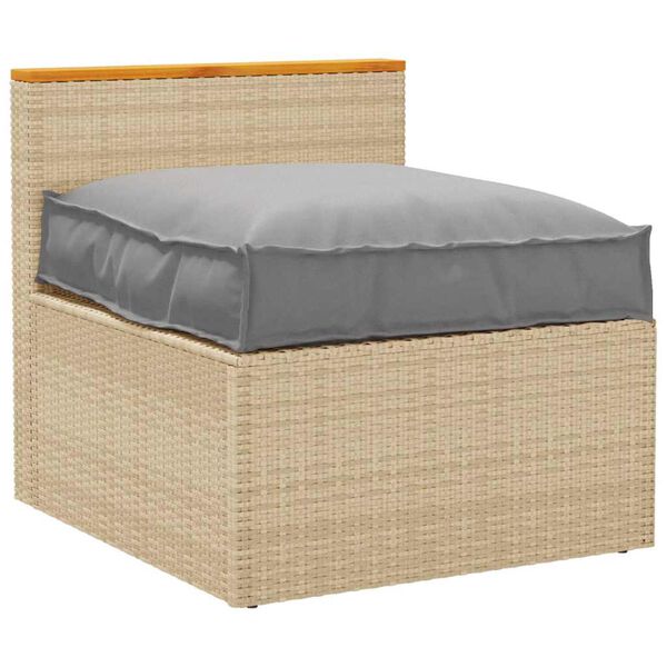 vidaXL Kussen Grijs 70 x 70 x 12 cm Oxford Stof