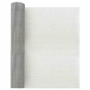vidaXL Gaasnet 40 x 500 cm 18 mesh Roestvrij staal 304 zilver