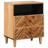 vidaXL Nachtkastje Bruin 50 x 33 x 60 cm Massief Mango Hout