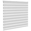 vidaXL Zebra rolgordijn 160x150 cm stofbreedte 155,9 cm lichtgrijs