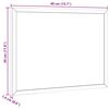 vidaXL Kurkbord met massief grenenhouten frame 40x30 cm