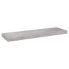vidaXL Wandschappen zwevend 2 st 80x23,5x3,8 cm MDF betongrijs