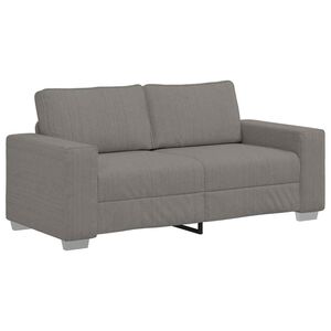 vidaXL Loveseat Sofa Lichtgrijs 180x77x82 cm Corduroy Stof