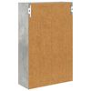 vidaXL Badkamer wandkast met plank Beton Grijs 40 x 16 x 62,5 cm