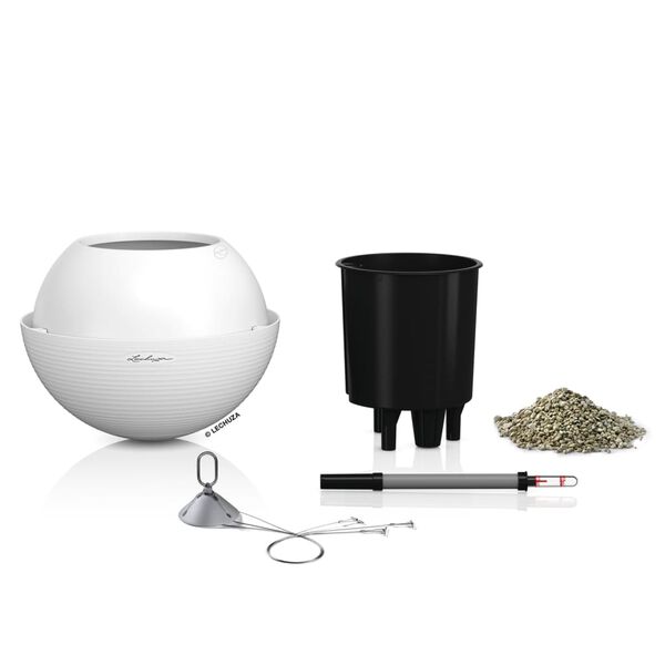 LECHUZA Hangplantenbak BOLA Color 32 ALL-IN-ONE wit