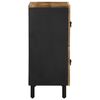 vidaXL Dressoir 60x33,5x75 cm massief ruw mangohout
