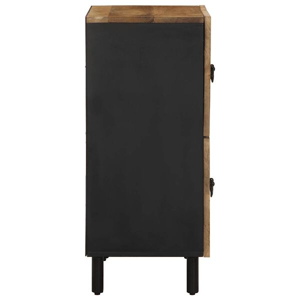 vidaXL Dressoir 60x33,5x75 cm massief ruw mangohout