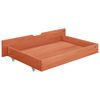 vidaXL Hemelbedframe met 4 lades massief grenenhout 160x200 cm