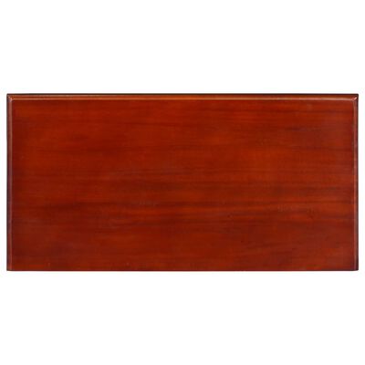 vidaXL Wandtafel 60x30x75 cm massief mahoniehout klassiek bruin