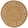 vidaXL Vloerkleden Naturel &Oslash; 180 cm Jute