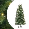 vidaXL Kunstkerstboom met 150 LED met standaard Groen 150 cm PE en PVC