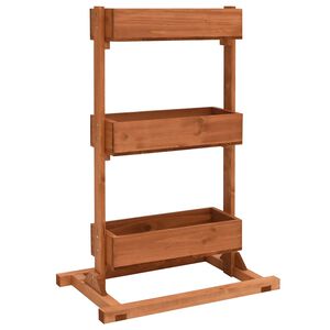 vidaXL Plantenbak 52x30x78 cm vurenhout