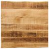 vidaXL Tafelblad met natuurlijke rand 40x40x3,8 cm massief mangohout
