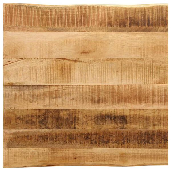 vidaXL Tafelblad met natuurlijke rand 40x40x3,8 cm massief mangohout