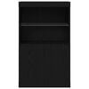 vidaXL Dressoir Zwart 60 x 37 x 100 cm Bewerkt hout