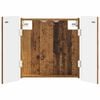vidaXL Dartbord Kabinet ZWOLLE Oud hout 52,5 x 10,5 x 57,5 cm