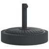 vidaXL Parasolvoet voor stokken van &Oslash;38 / 48 mm 25 kg rond