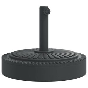 vidaXL Parasolvoet voor stokken van &Oslash;38 / 48 mm 25 kg rond