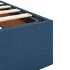 vidaXL Ottoman bed met matrassen 200x200cm stof blauw