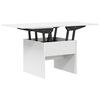 vidaXL Salontafel Wit 55 x 54,5 x 45 cm Bewerkt hout