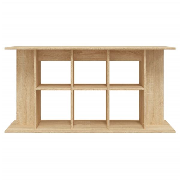 vidaXL Aquariumstandaard Sonoma Eiken 120x40x60 cm Bewerkt Hout